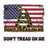 Gadsden flag: Don't tread on me.