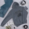 Gray hoodie: God, family, country, freedom.