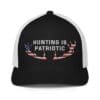 Black hat: Hunting is Patriotic, antlers.