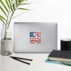 Ultra MAGA sticker on laptop.