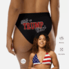 Black panties, "Still a Trump Girl" design.