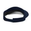 Navy blue Flexfit visor, back view.