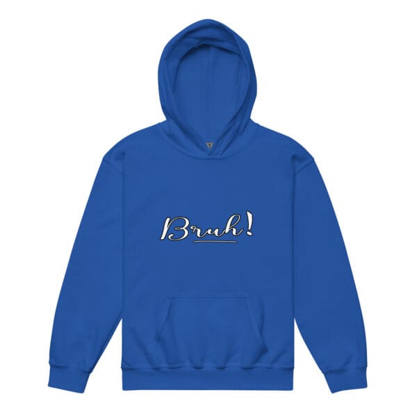 BRUH Teen Girl Youth hoodie sweatshirt, "Peace out" teenage slang pre-teen shirt - Image 5