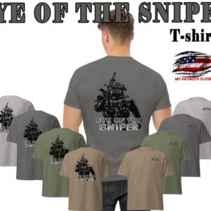 Eye of the Sniper t-shirt designs.