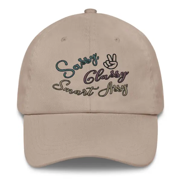 Sassy Classy Smart Assy hat, Sarcastic Boss girl funny trendy baseball cap - Image 6