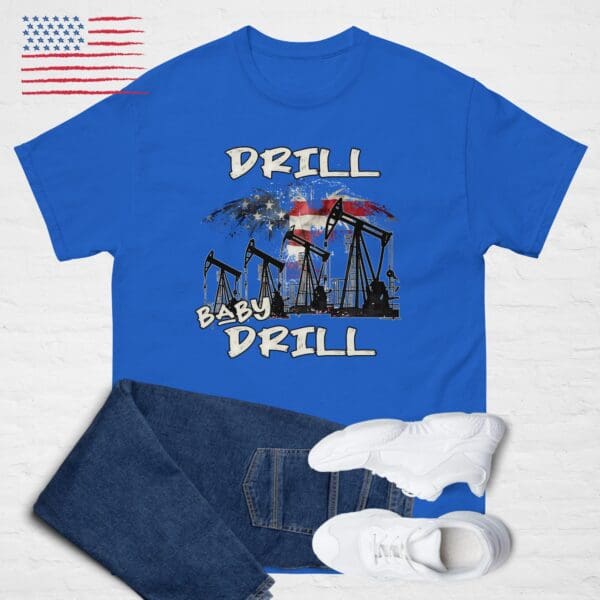 DRILL BABY DRILL, Oil Rig Field Drilling, #47 MAGA TRUMP Shirt - Image 4