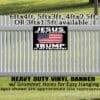 Jesus Is My Savior ~ Trump Is My President Large heavy duty vinyl yard / fence banner - Image 7
