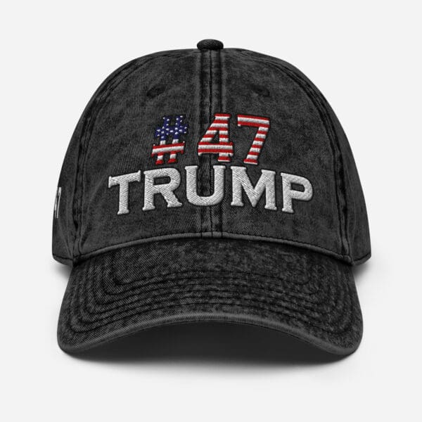 ULTRA MAGA #47 Trump hat American flag distressed vintage style Golden Age Cap