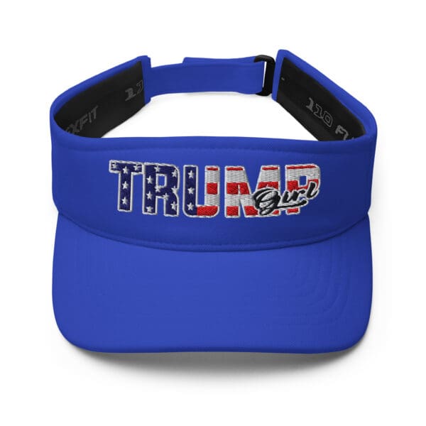 MAGA TRUMP GIRL Visor #47 American flag Womens ULTRA Patriot sun hat - Image 4