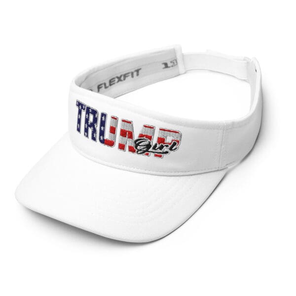 MAGA TRUMP GIRL Visor #47 American flag Womens ULTRA Patriot sun hat - Image 12