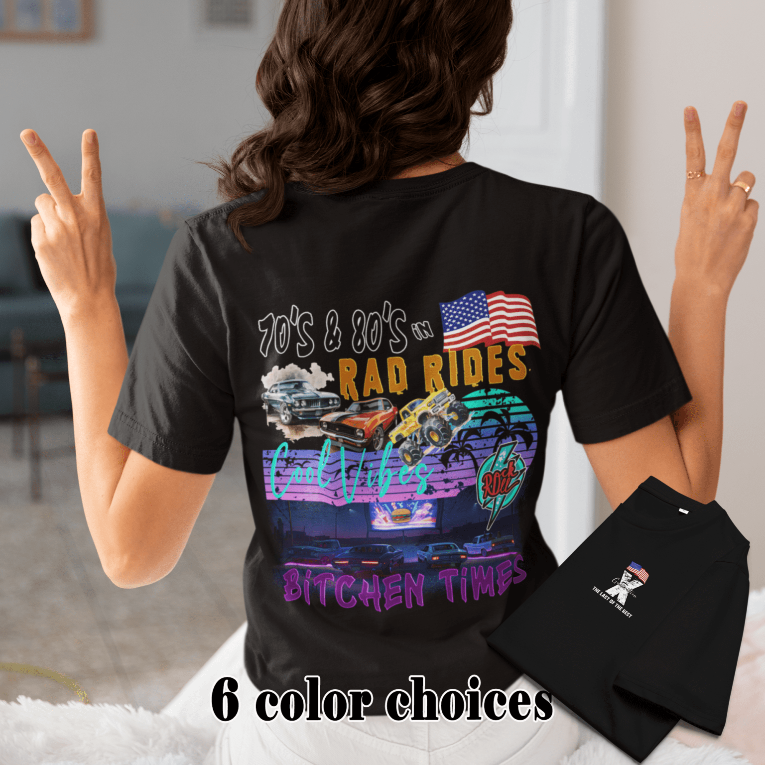 GEN X ~ 70's 80's Best in America shirt ~ Rad Rides Cool Vibes Bitchen ...