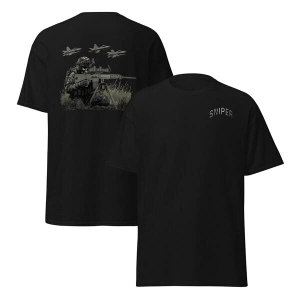 Army Special Forces Skeleton Infantry Sniper shirt - Image 2