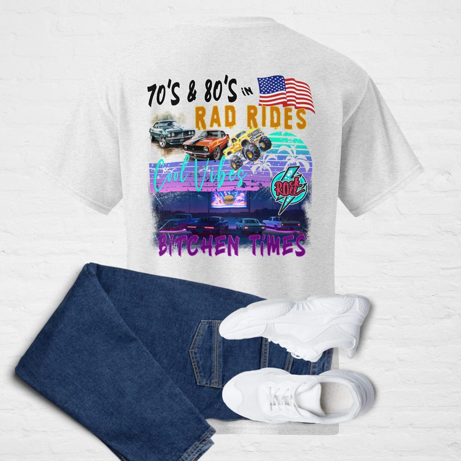 GEN X ~ 70's 80's Best in America shirt ~ Rad Rides Cool Vibes Bitchen ...
