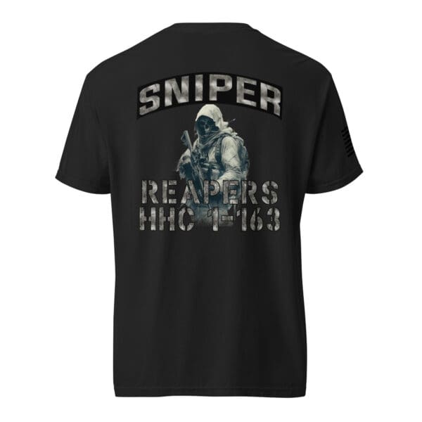Army Sniper CUSTOM Unit # & Name Special Forces T-shirt - Image 2