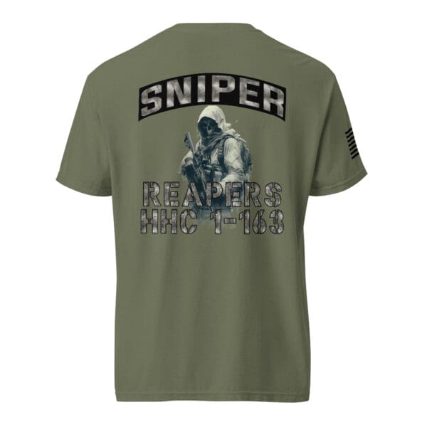Army Sniper CUSTOM Unit # & Name Special Forces T-shirt - Image 7