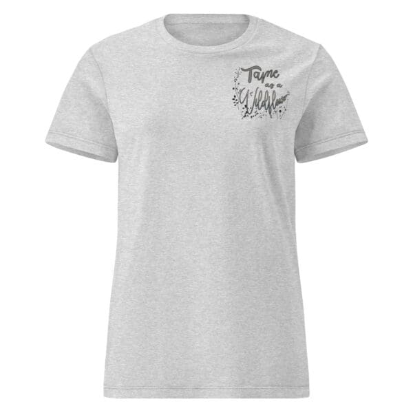 TAME AS A WILDFLOWER Funny, Sassy, BOHO, Minimalist top Womens Basic t-shirt - Image 15