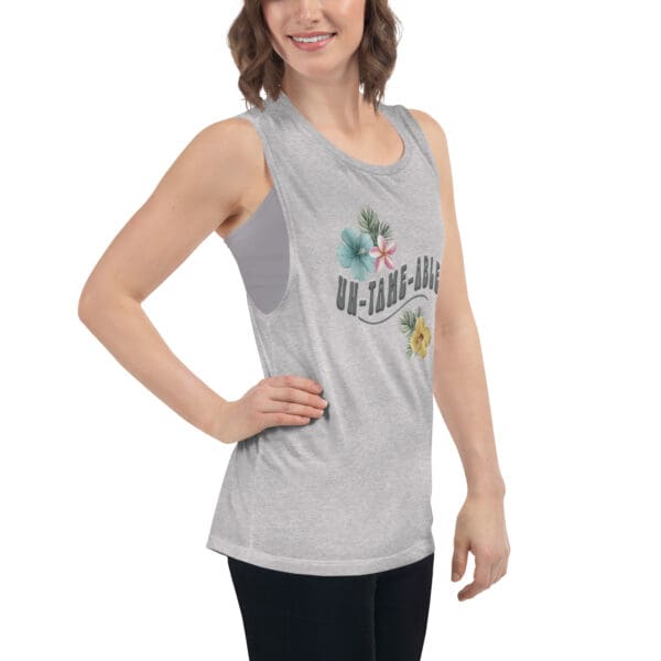 UN-TAME-ABLE Sassy Womens Muscle tank top - Image 4