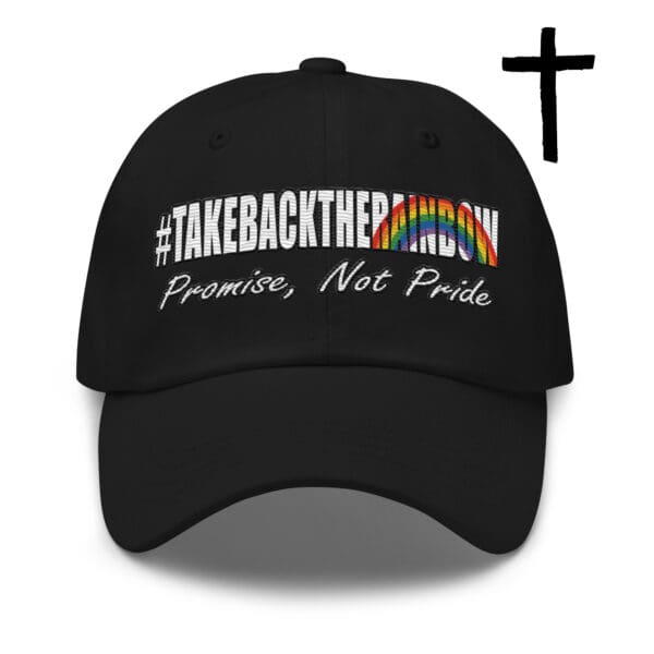 TAKE BACK THE RAINBOW, Christian Anti-Woke hat. Gods Promise Not Pride ball cap