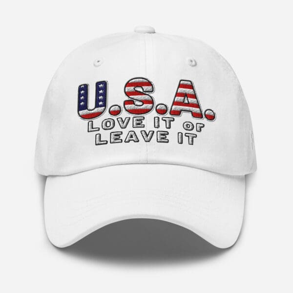 USA LOVE it or LEAVE It! MAGA ICE America First Dad hat. Baseball cap - Image 16