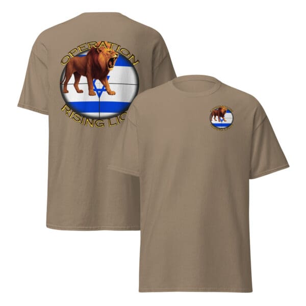 Operation Rising Lion T-shirt, Stand With Israel, Support Israel Army Unisex tee - Image 9