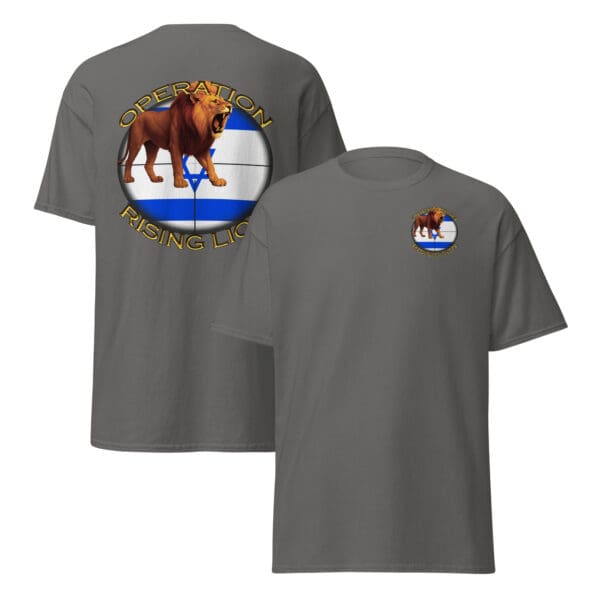 Operation Rising Lion T-shirt, Stand With Israel, Support Israel Army Unisex tee - Image 7