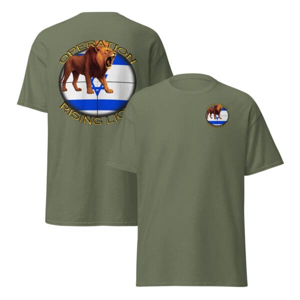 Operation Rising Lion T-shirt, Stand With Israel, Support Israel Army Unisex tee - Image 8