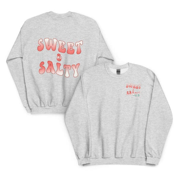 SWEET & SALTY Womens sweatshirt. Sassy Classy BOHO minimalist sweater - Image 12