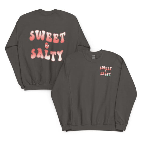 SWEET & SALTY Womens sweatshirt. Sassy Classy BOHO minimalist sweater - Image 8