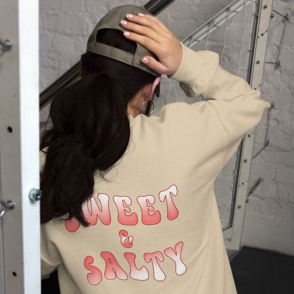 SWEET & SALTY Womens sweatshirt. Sassy Classy BOHO minimalist sweater - Image 7