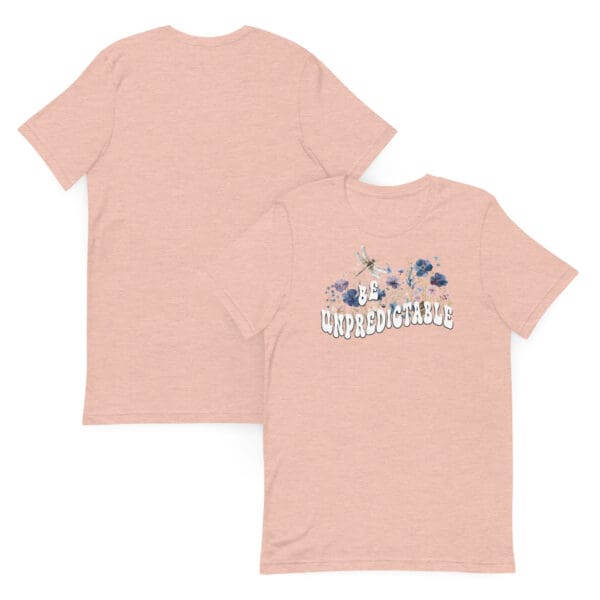 BE UNPREDICTABLE Womens Sassy tee Minimalist wildflowers shirt - Image 12