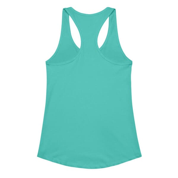 Streams, Campfires, Mountain Air! NO BAD DAYS! Summer camping Women’s racerback tank top - Image 7