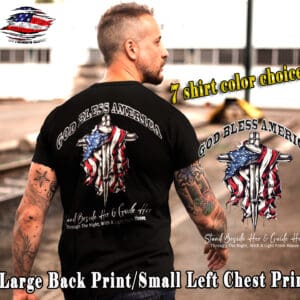 GOD BLESS AMERICA Patriotic Shirt