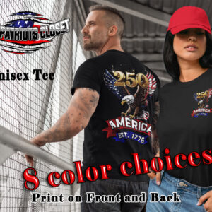 250 Years of AMERICA! Est 1776 T-shirt
