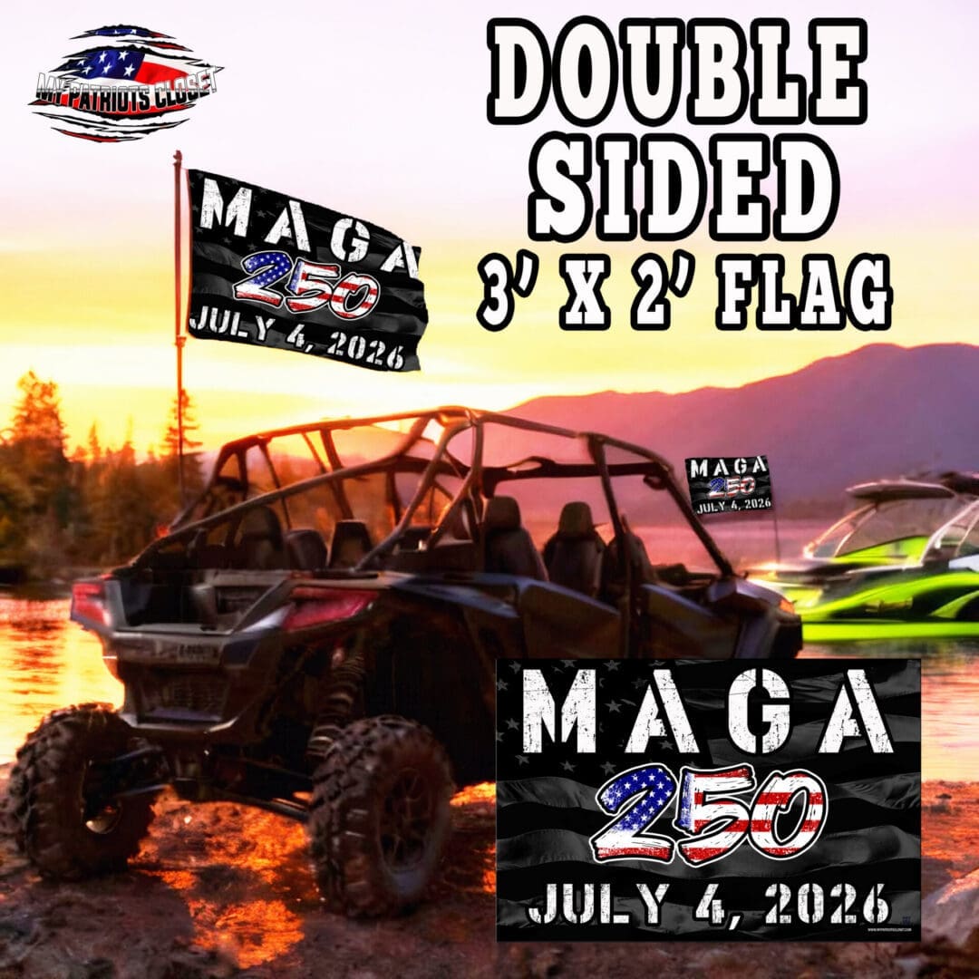 MAGA 250 Jul 4 1776 America Birthday 3'x2' flag - Image 2