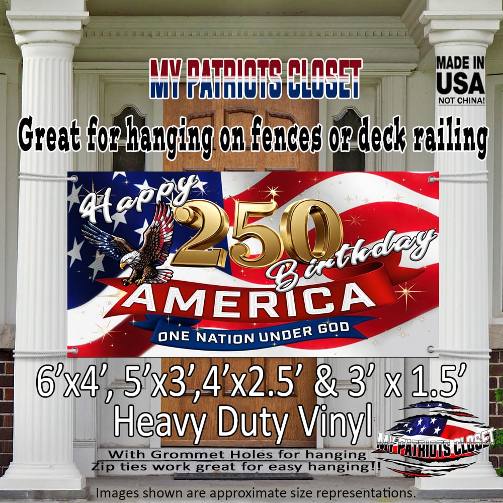 Happy 250 One Nation 6x4