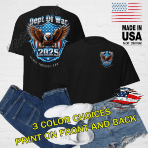 Dept of War Est 2025 MAGA shirt