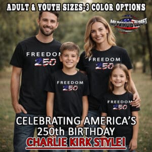 FREEDOM 250 America Birthday T-shirt