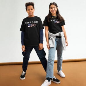 FREEDOM 250 America Birthday Youth T-shirt