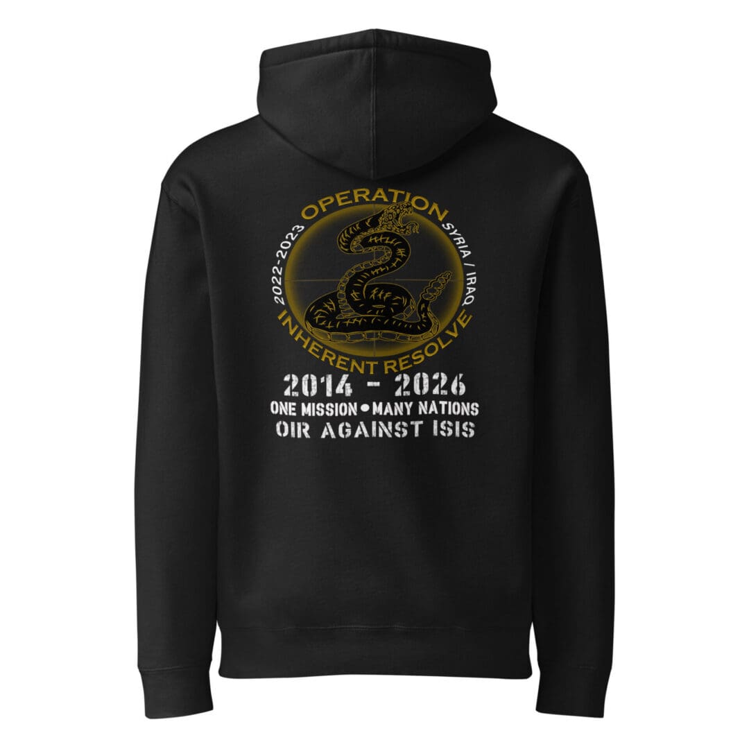 Personalized Operation Inherent Resolve Veteran Hoodie - Image 8