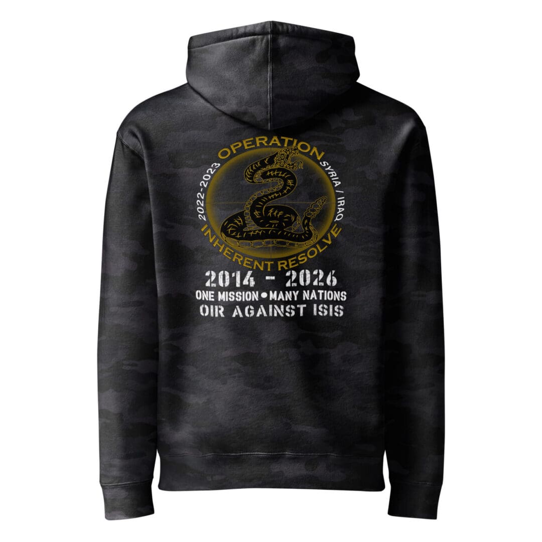 Personalized Operation Inherent Resolve Veteran Hoodie - Image 6