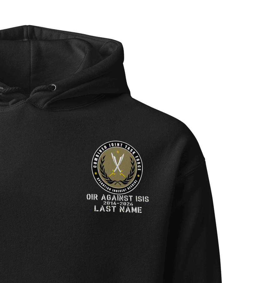 Personalized Operation Inherent Resolve Veteran Hoodie - Image 5