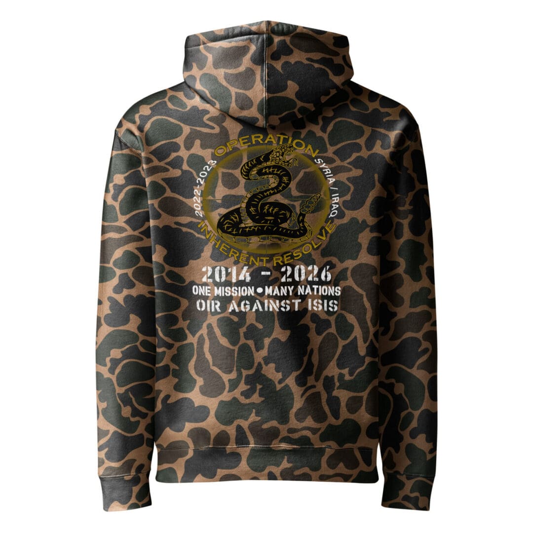 Personalized Operation Inherent Resolve Veteran Hoodie - Image 16