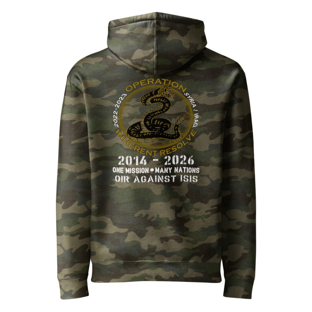 Personalized Operation Inherent Resolve Veteran Hoodie - Image 10